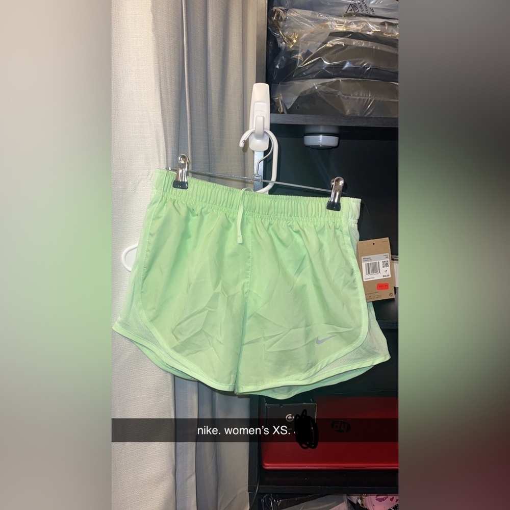 Nike Women's Light Green Athletic Shorts
